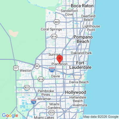 Map to  office in Plantation, FL