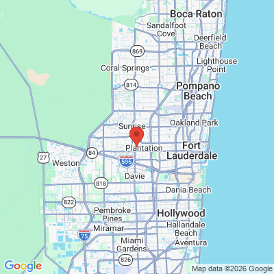 Map to  office in Plantation, FL