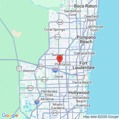 Map to  office in Plantation, FL