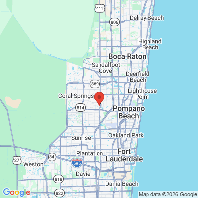 Map to  office in Margate, FL