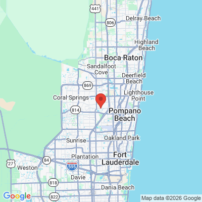 Map to  office in Coconut Creek, FL