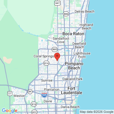 Map to  office in Margate, FL