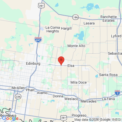 Map to  office in La Blanca, TX