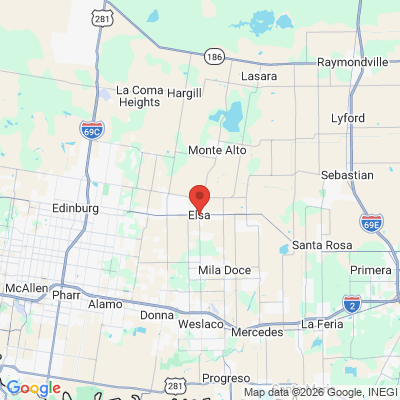 Map to  office in Elsa, TX