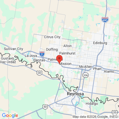 Map to  office in Mission, TX