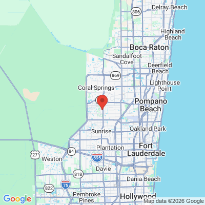 Map to  office in Tamarac, FL