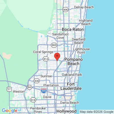 Map to  office in Margate, FL