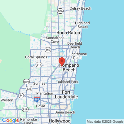 Map to  office in Pompano Beach, FL