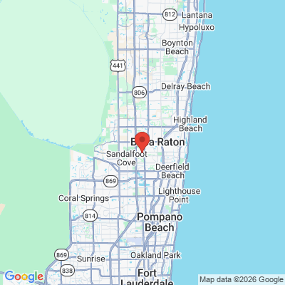 Map to  office in Boca Raton, FL