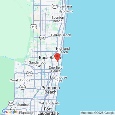 Map to  office in Boca Raton, FL
