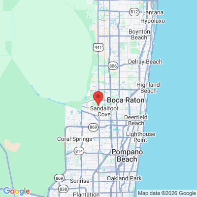 Map to  office in Boca Raton, FL