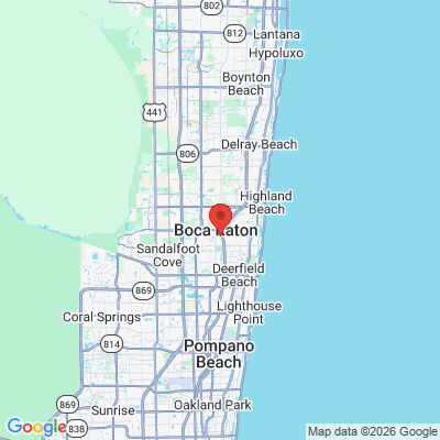 Map to  office in Boca Raton, FL