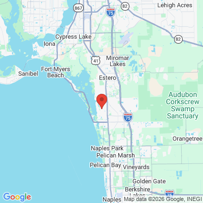 Map to  office in Bonita Springs, FL