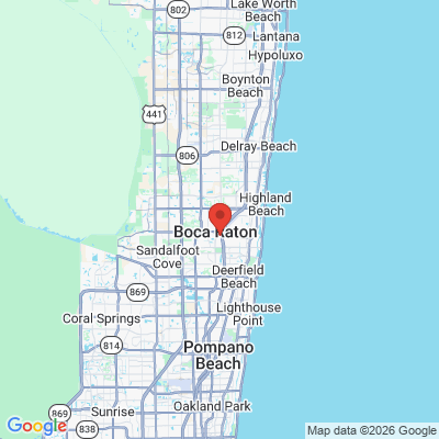 Map to  office in Boca Raton, FL