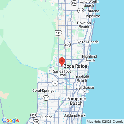Map to  office in Boca Raton, FL