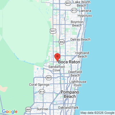 Map to  office in Boca Raton, FL