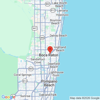 Map to  office in Boca Raton, FL