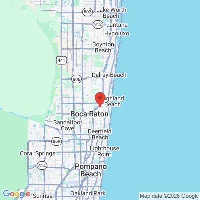Map to  office in Boca Raton, FL