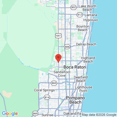 Map to  office in Boca Raton, FL