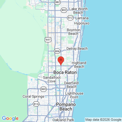 Map to  office in Boca Raton, FL