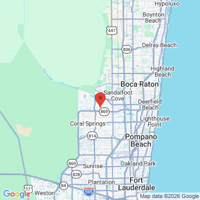 Map to  office in Parkland, FL