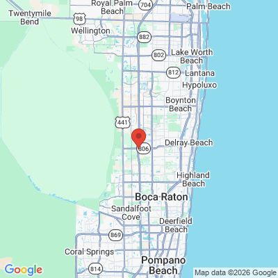 Map to  office in Delray Beach, FL