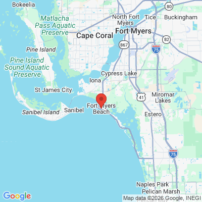 Map to  office in Fort Myers Beach, FL