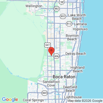 Map to BRUSH Dental - Delray Beach office in Delray Beach, FL