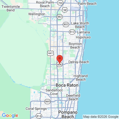Map to  office in Delray Beach, FL