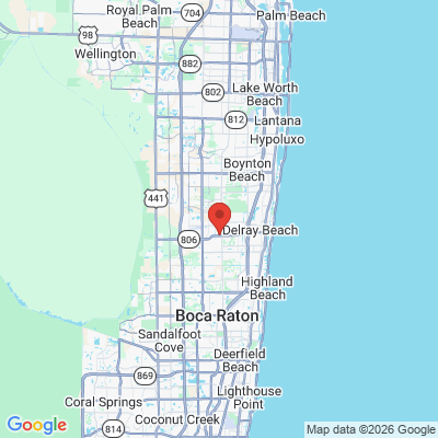Map to  office in Delray Beach, FL