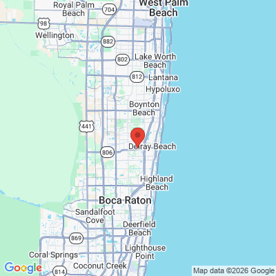 Map to  office in Delray Beach, FL