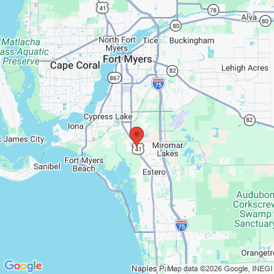 Map to  office in Fort Myers, FL
