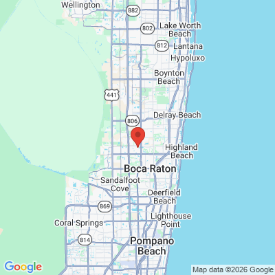 Map to  office in Boca Raton, FL