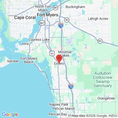 Map to  office in Estero, FL