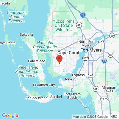 Map to  office in Cape Coral, FL