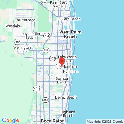 Map to  office in Lake Worth, FL