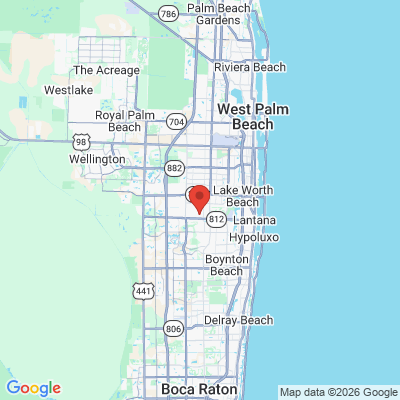 Map to  office in Greenacres, FL