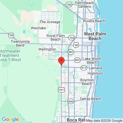 Map to  office in Lake Worth, FL