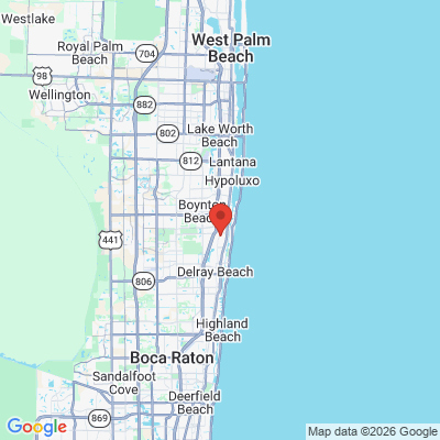 Map to  office in Boynton Beach, FL
