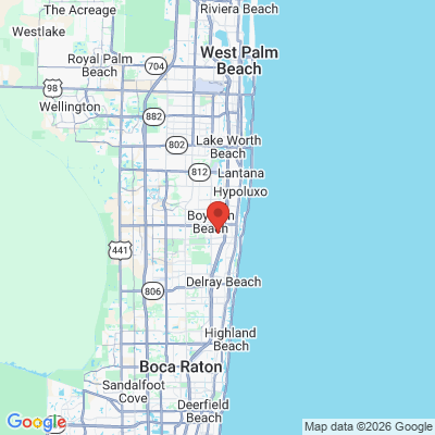 Map to  office in Boynton Beach, FL