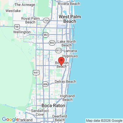 Map to  office in Boynton Beach, FL
