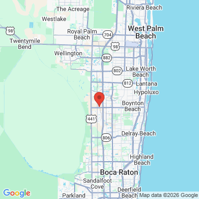 Map to  office in Boynton Beach, FL