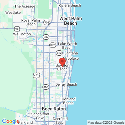 Map to  office in Boynton Beach, FL