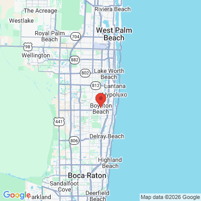 Map to  office in Boynton Beach, FL