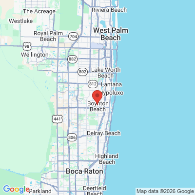 Map to  office in Boynton Beach, FL
