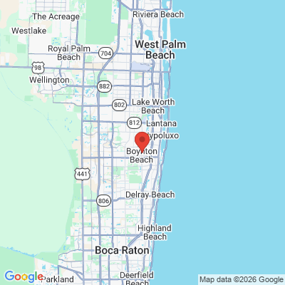 Map to  office in Boynton Beach, FL