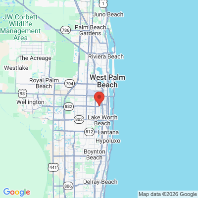 Map to  office in West Palm Beach, FL