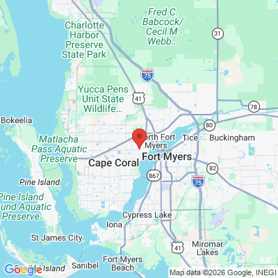 Map to  office in North Fort Myers, FL