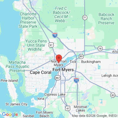 Map to  office in North Fort Myers, FL