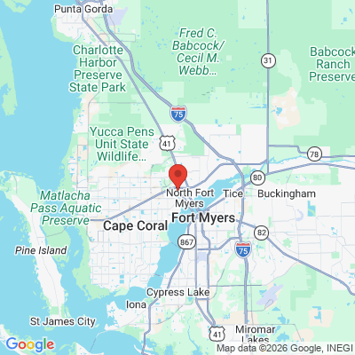 Map to  office in North Fort Myers, FL
